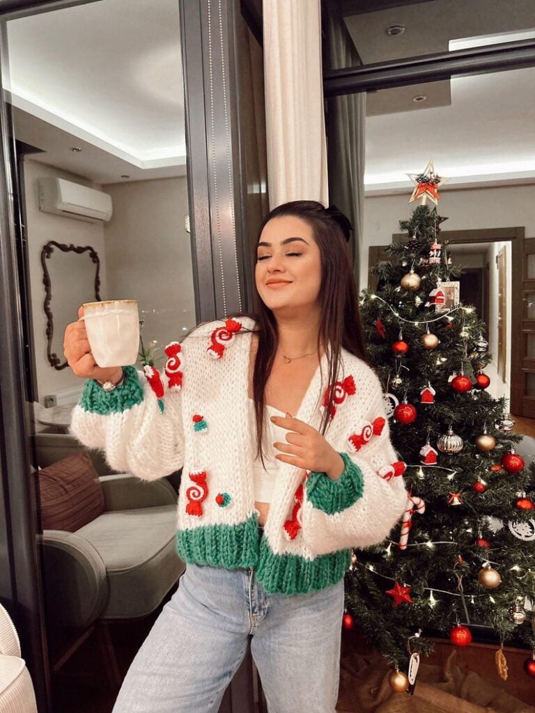 Ugly Christmas Sweater Cardigan